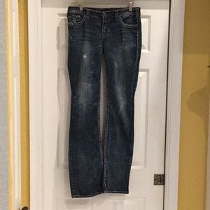 1921 Faded & Ripped Boot Cut Jeans